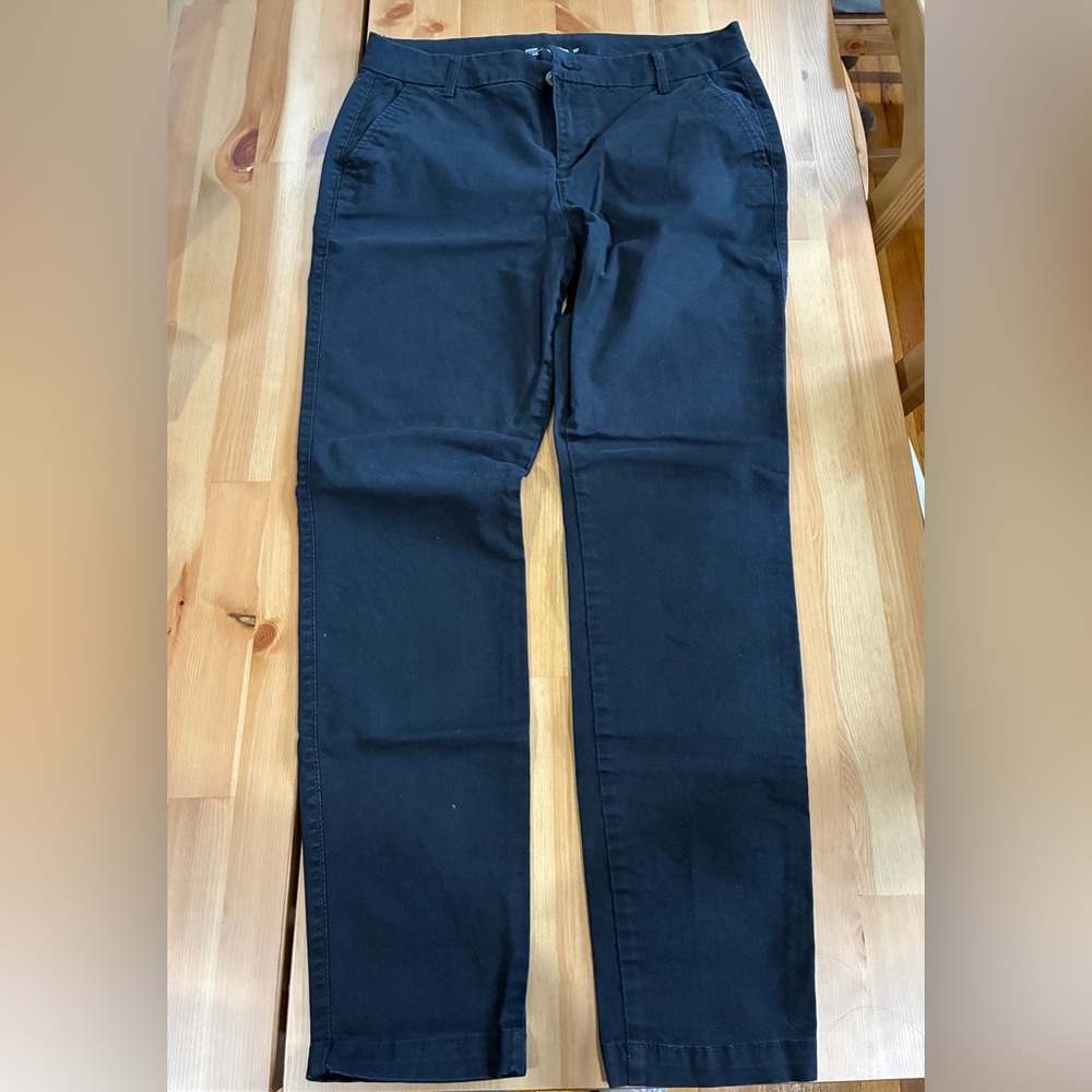 Old Navy Black Khakis Skinny Pants
